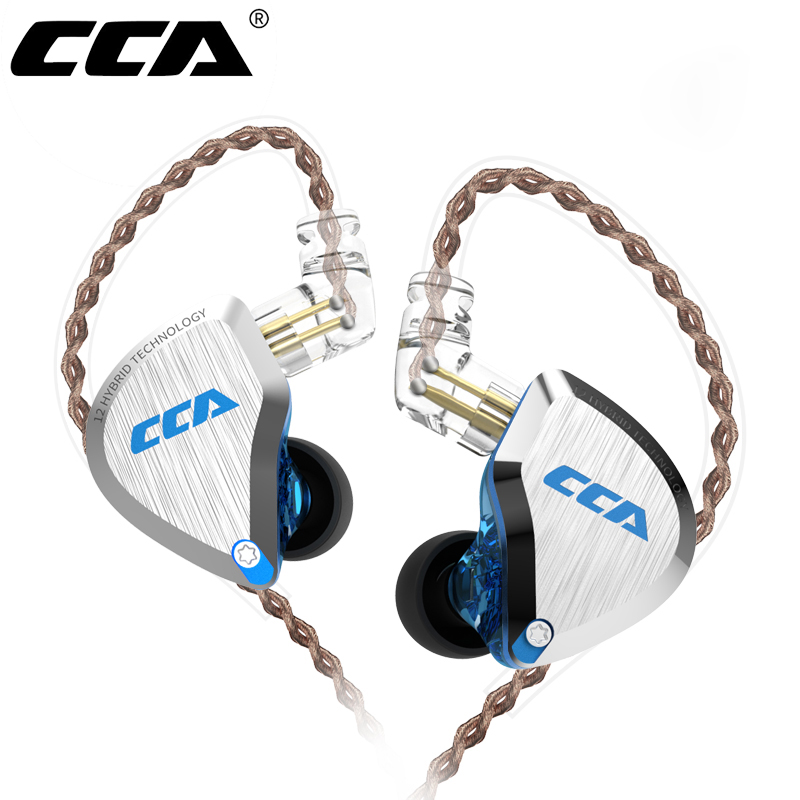 Office Tech Essentials - CCA C12 ในหูหูฟังโลหะ 5BA + 1DD