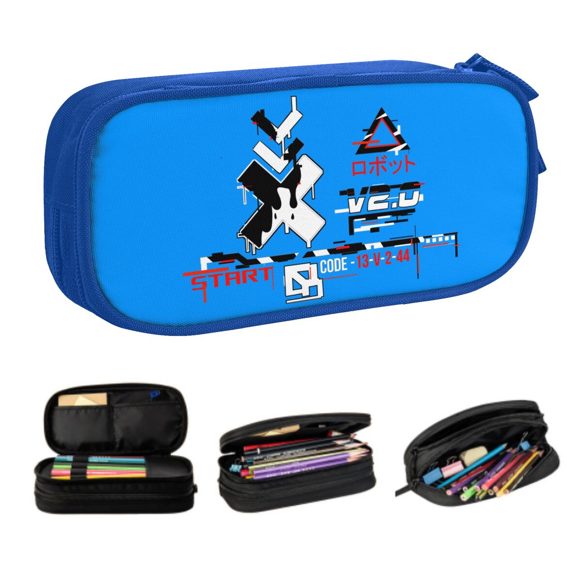 Office Tech Bag - Custom Techwear ดินสอสําหรับ Boys Gilrs ขนาดใหญ่ญี่ปุ่น