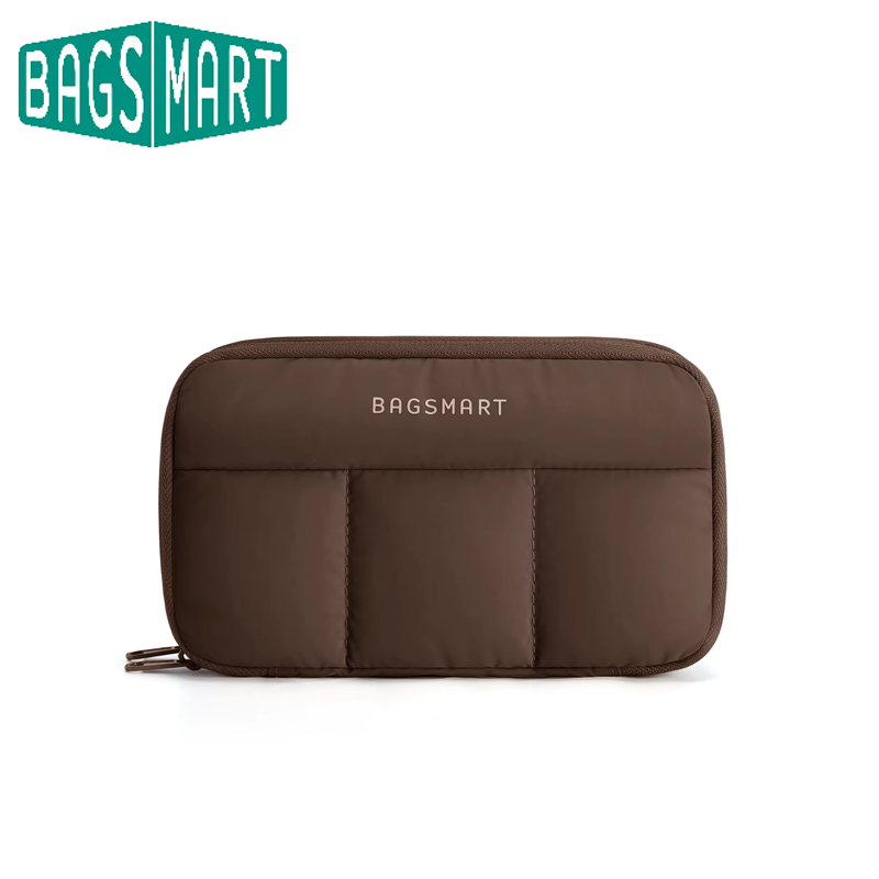 Office Tech Bag - BAGSMART กระเป๋าจัดเก็บสายเคเบิล กระเป๋าใส่อุปกรณ์เทคโนโลยีสำหรับเดินทาง สำหรับที่ชาร์จโทรศัพท์ กระเป๋าอุปกรณ์อิเล็กทรอนิกส์ขนาดกะทัดรัด