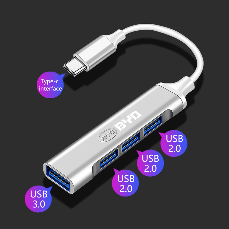 Multi Port Usb Hub - อะแดปเตอร์แปลง Type-C เป็น USB หลายพอร์ต ฮับกระจายสัญญาณ