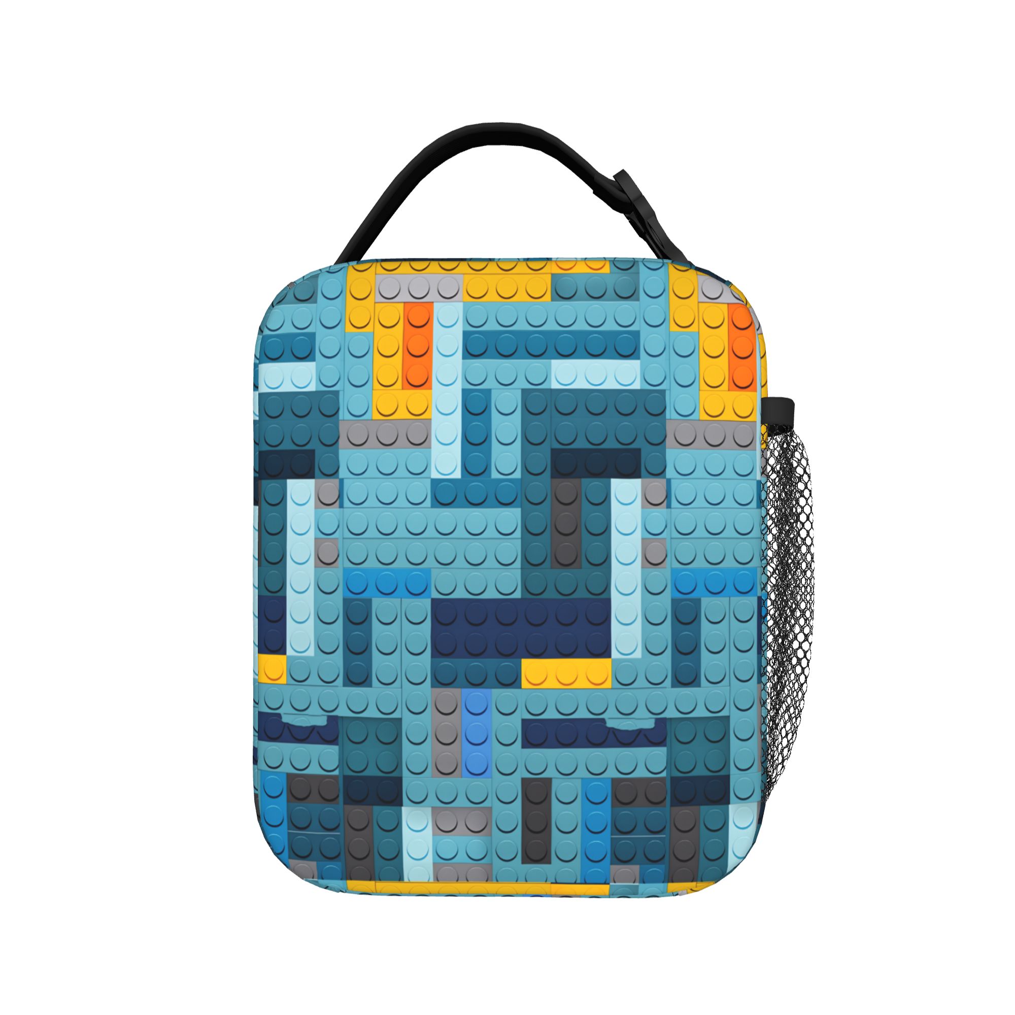 Office Tech Bag - บลูเทค พิกเซล บล็อกส์ บิลดิ้ง บล็อกส์กระเป๋าใส่อาหารกลางวัน กล่องอาหารกลางวันที่สวยงามสำหรับผู้หญิง
