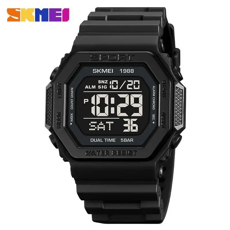 Skmei 1988 ชายทหารนาฬิกานับถอย - Digital Timer Countdown บทวิจารณ์และราคา