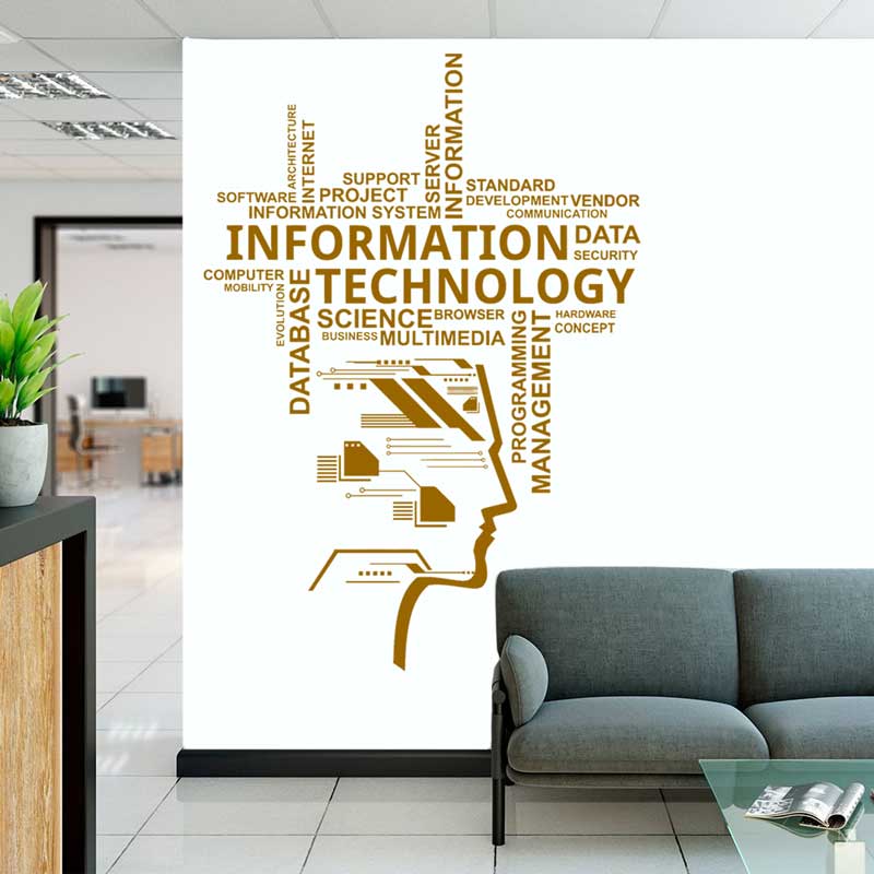 ข้อมูลเทคโนโลยีไวนิล Wall Deca - Information Technology Officer บทวิจารณ์และราคา
