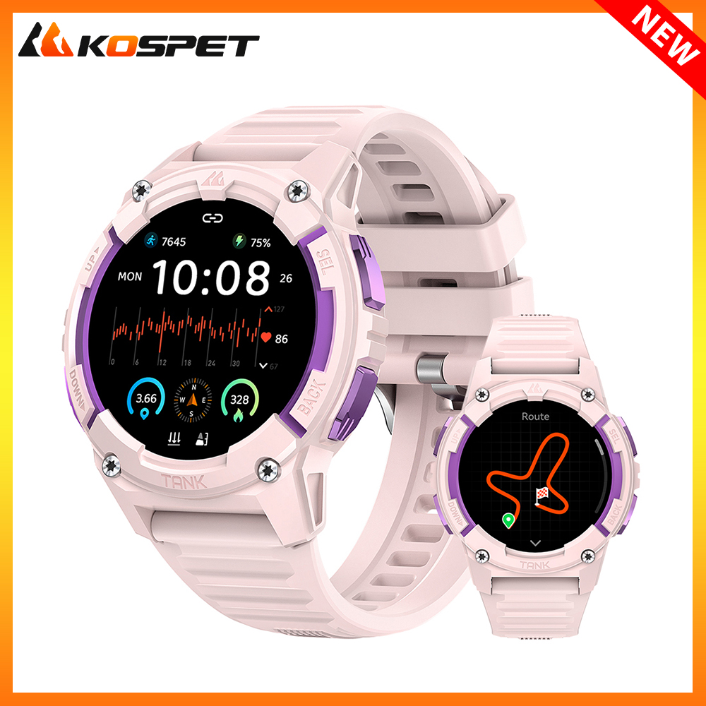 KOSPET TANK S2 GPS สมาร์ทนาฬิก - Digital Timer Countdown บทวิจารณ์และราคา