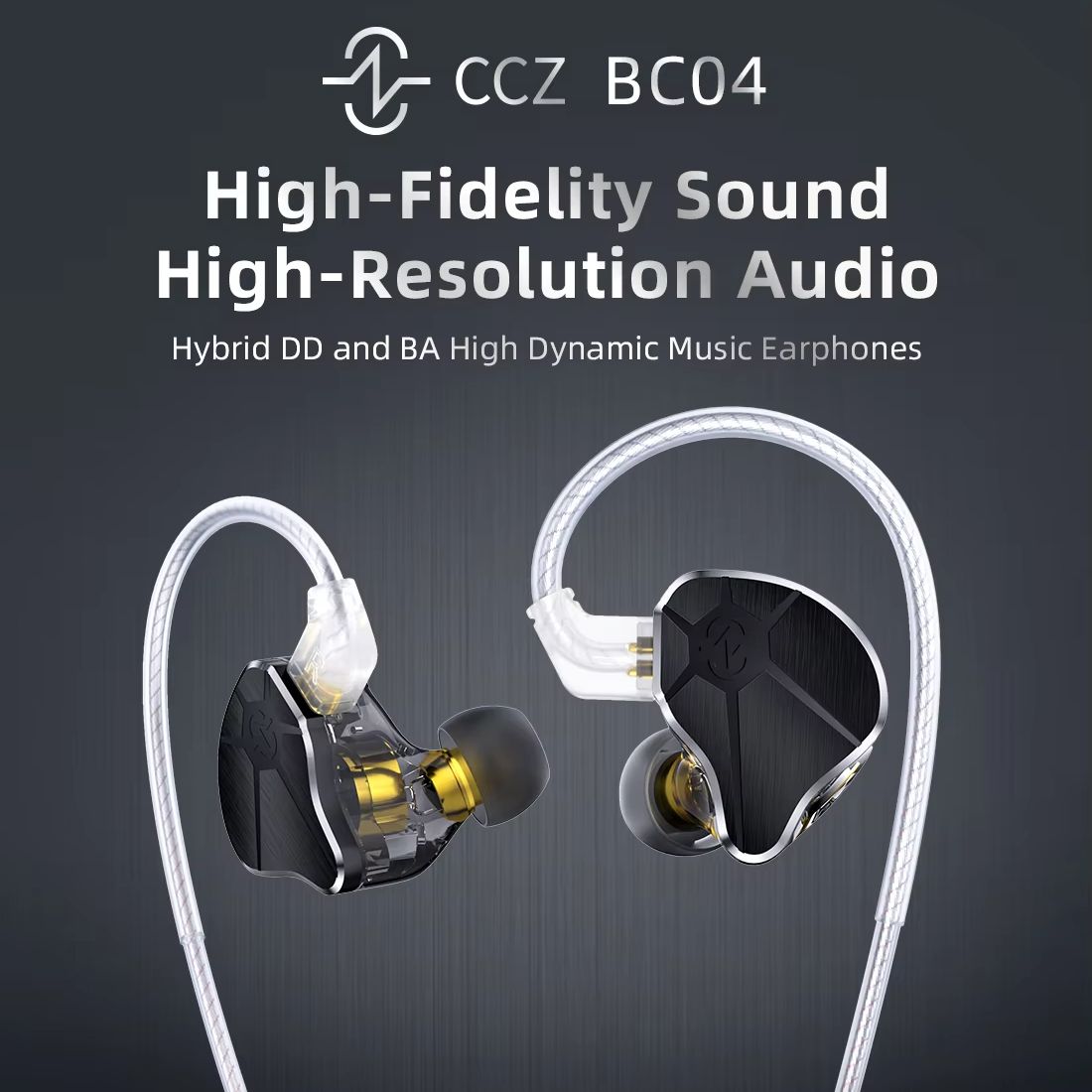 CCZ BC04 1DD+1BA ไฮบริด IEM หู - Office Tech Essentials บทวิจารณ์และราคา