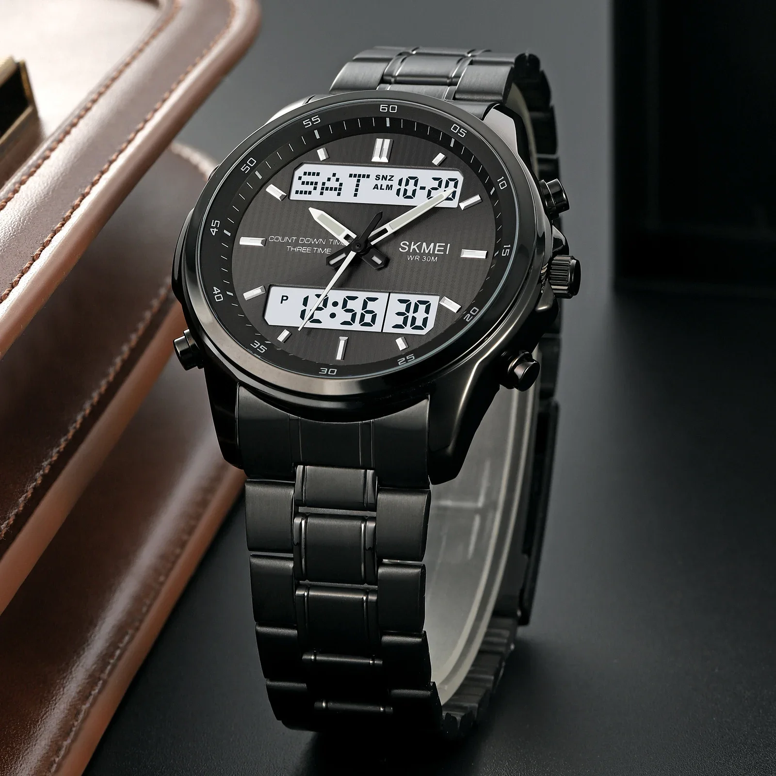 Skmei Mens Back Light กีฬานาฬิ - Digital Timer Countdown บทวิจารณ์และราคา