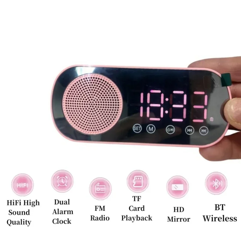 USB Plug-in Mirror นาฬิกาปลุกด - Digital Timer Countdown บทวิจารณ์และราคา