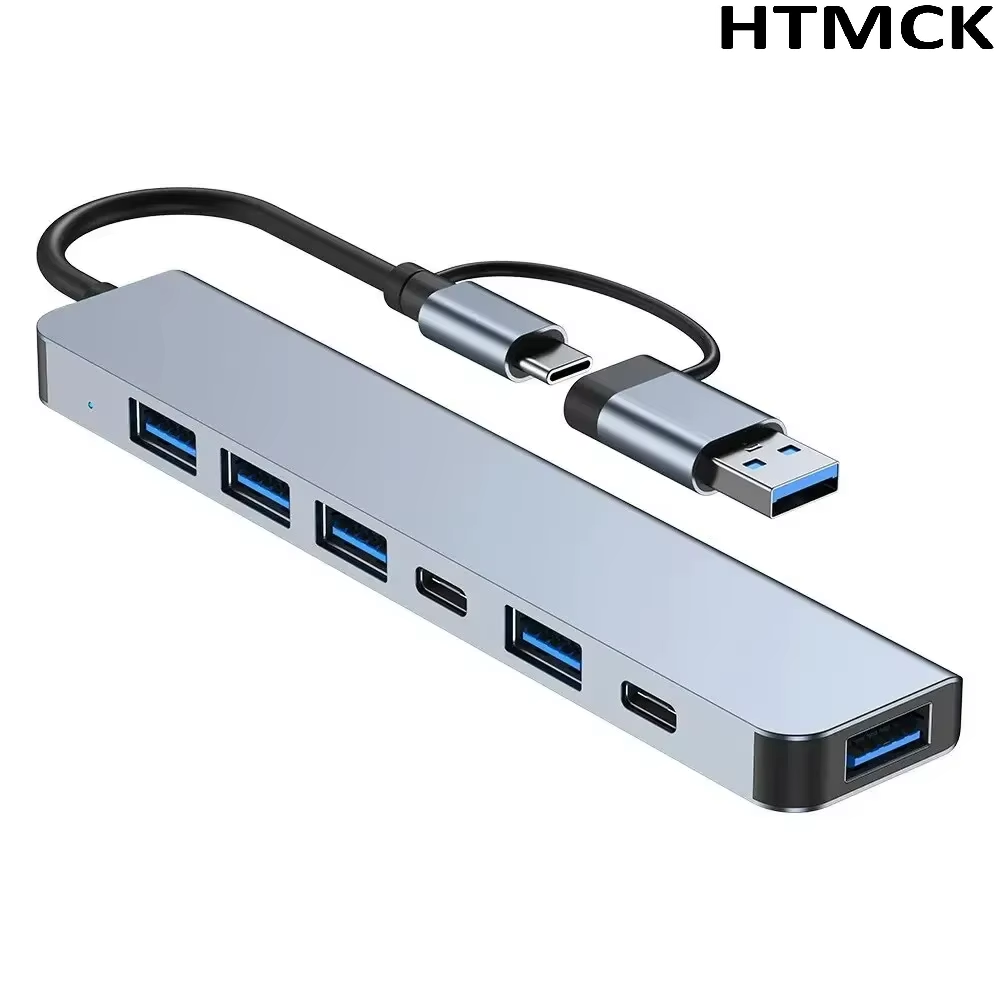 ฮับ USB C แบบ 8 in 2 พร้อมพอร์ - Multi Port Usb Hub บทวิจารณ์และราคา