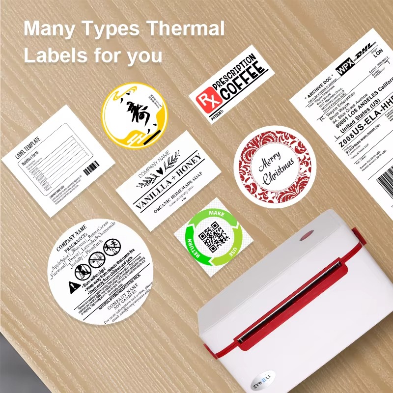 เครื่องพิมพ์ฉลากขนส่ง ZY909 รุ - Label Printer Thermal บทวิจารณ์และราคา
