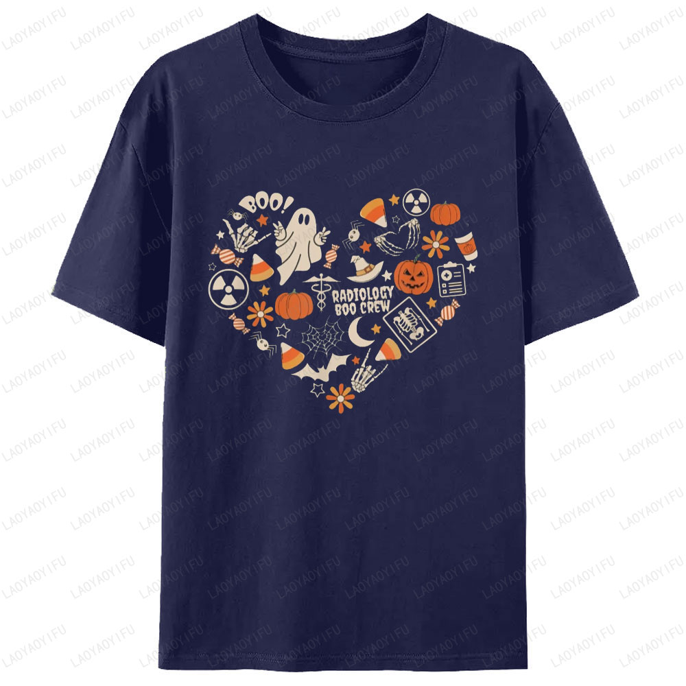 เสื้อยืดพิมพ์ลายฮาโลวีน บู ผี  - Office Print Tech บทวิจารณ์และราคา