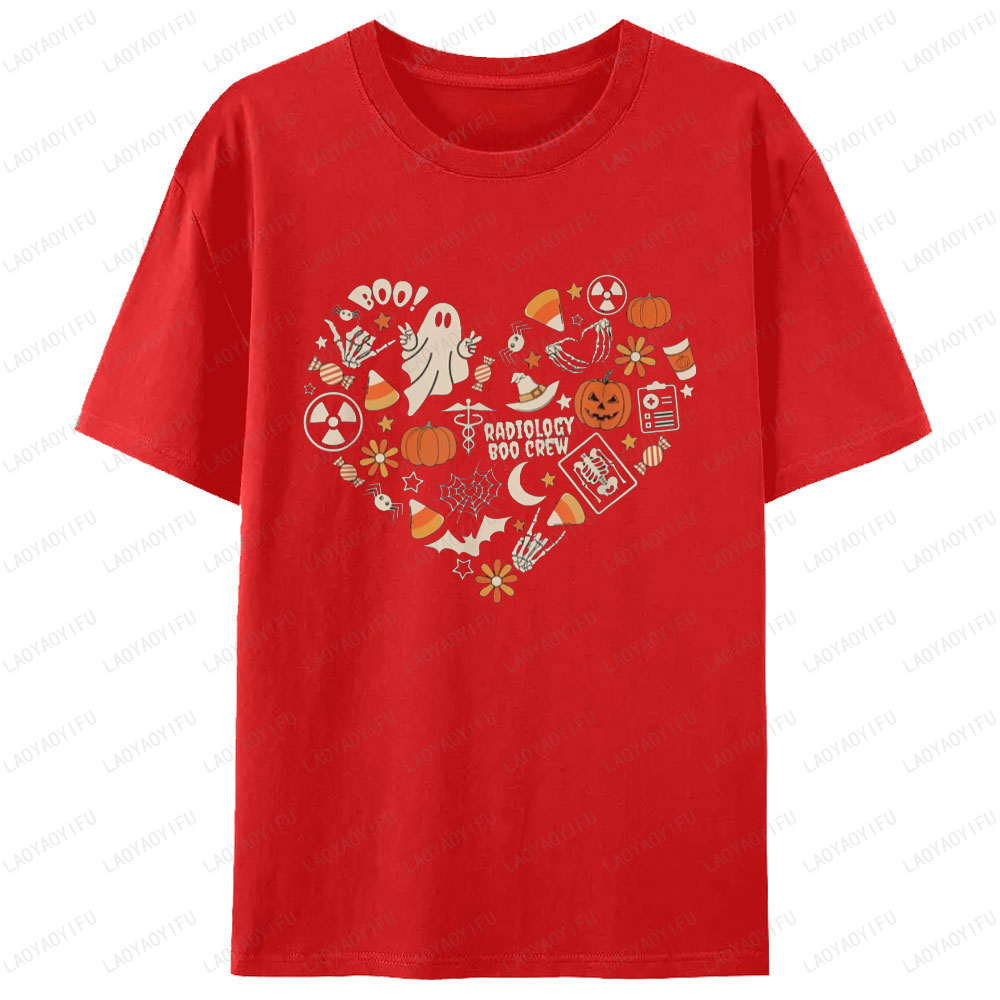 เสื้อยืดพิมพ์ลายฮาโลวีน บู ผี  - Office Print Tech บทวิจารณ์และราคา