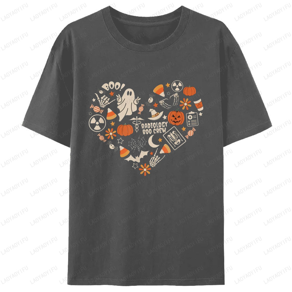 เสื้อยืดพิมพ์ลายฮาโลวีน บู ผี  - Office Print Tech บทวิจารณ์และราคา