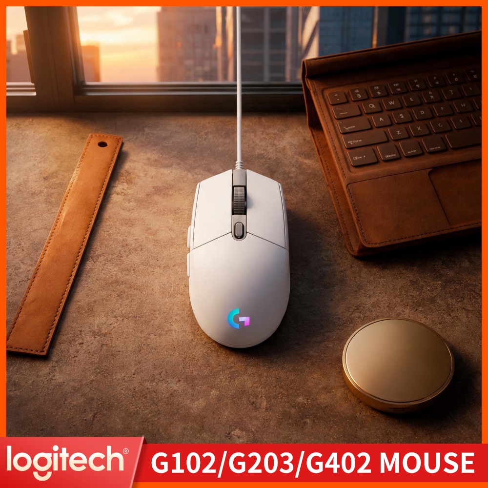เมาส์เกมมิ่งแบบมีสาย Logitech  - Logitech Mouse G203 บทวิจารณ์และราคา