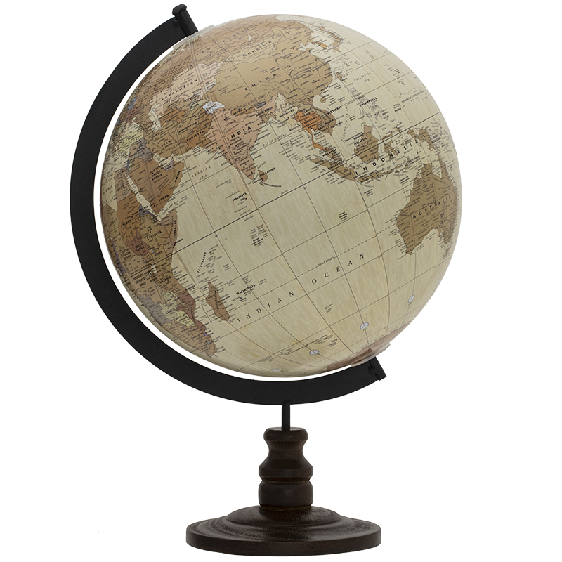 World Globo แผนที่ Vintage ยุโ - Office Technology บทวิจารณ์และราคา