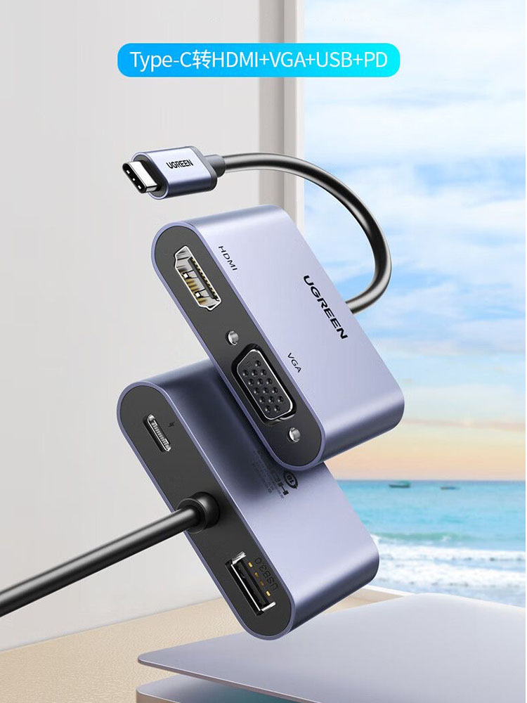 UGREEN ฮับ USB C Type-C เป็น H - Multi Port Usb Hub บทวิจารณ์และราคา
